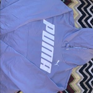 puma cropped hoodie